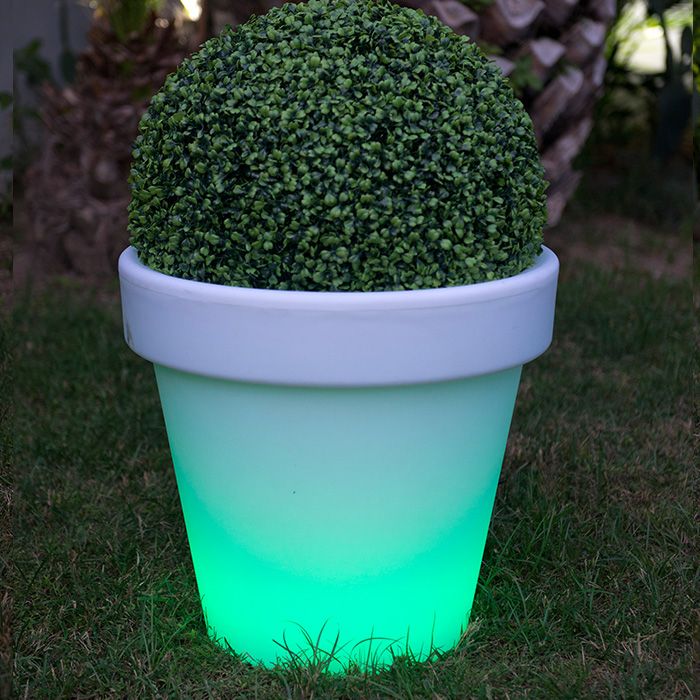 Vase lumineux LED - déco de piscine
