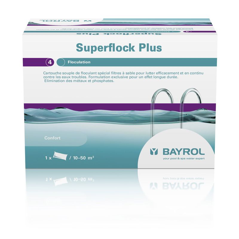 Superflock Plus 1Kg ( chaussettes de floculant pour piscine ) - BAYROL