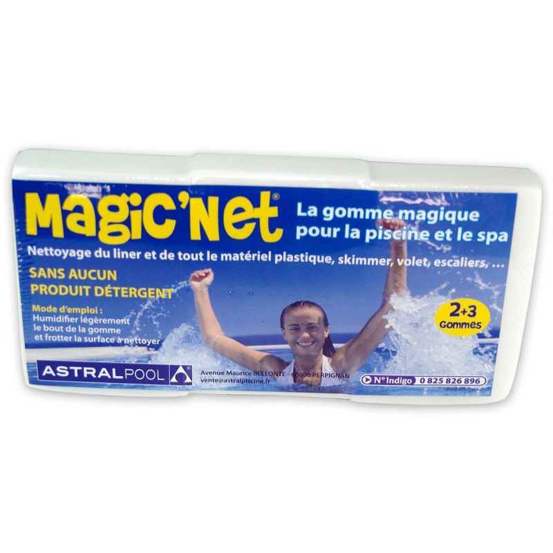 Magic'Net 3 gommes pour piscine liner
