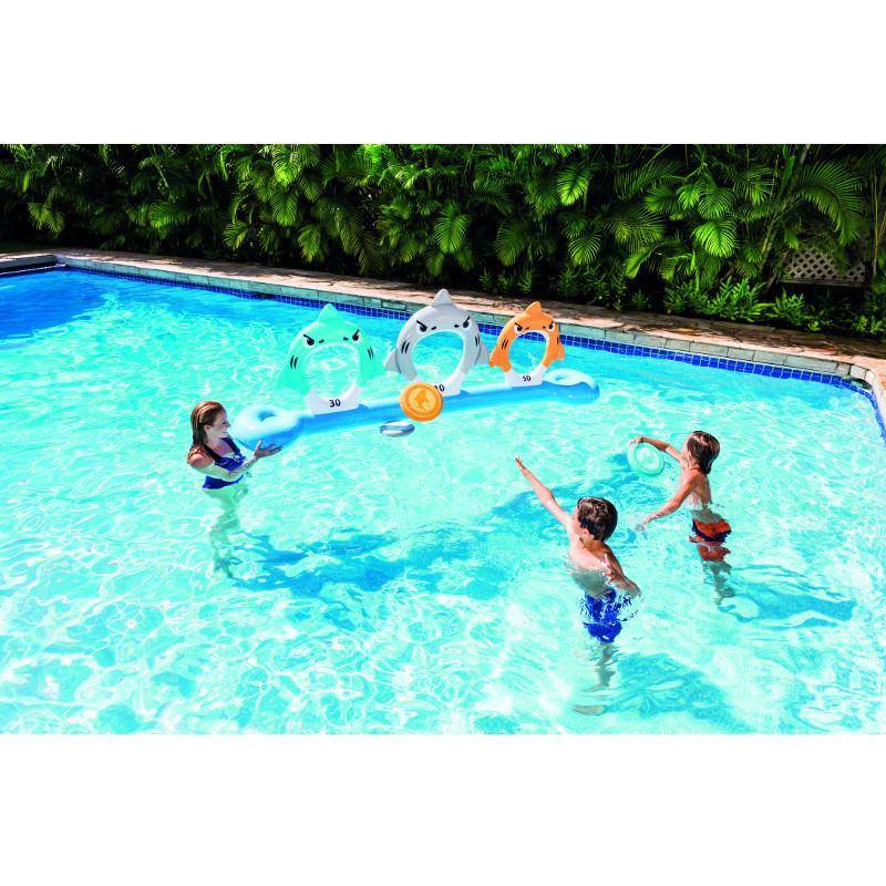Jeu de Lancement d'Anneau Gonflable Colorés Flottant de Natation pour Jeu de Piscine de Fête de Fiesta | Leroy Merlin Jeu de Lancement d'Anneau Gonflable Colorés Flottant de Natation pour Jeu de Piscine de Fête de Fiesta | Leroy Merlin